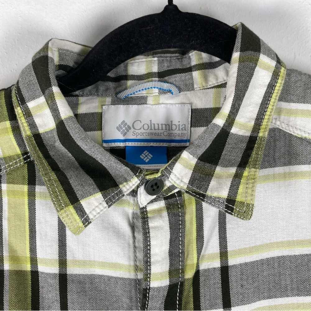 Columbia Sportswear Company Men's M Plaid Long Sleeve Button Down Shirt Cotton - Picture 3 of 16